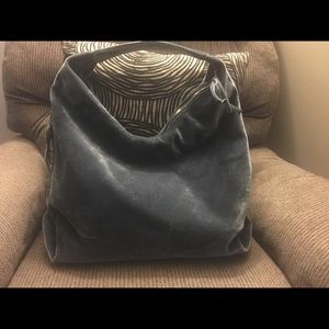 Tabitha Webb Hobo Bag Velvet Gold Zipper “New”